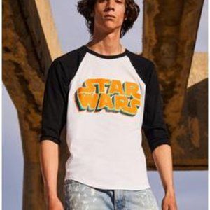 2 NEW Mens Large Star Wars Shirts + BONUS Dog Bandanas & Mandalorian/Grogu Pez